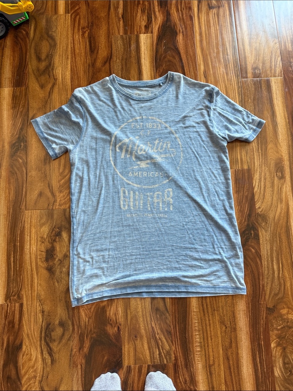 Lucky Brand Light Blue Graphic Crewneck Tee